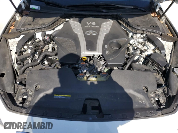 2018 Infiniti Q50 Red Sport 400 with VIN JN1FV7AP3JM640099, listed as a Copart auction lot 50307165 with 52,225 mi miles and Clean Title. Bid and sale history available at DreamBid. Image 11.