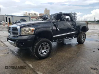 2007 Dodge 2500 Laramie с VIN 1D7KS28A97J615622, выставлен на аукционе Copart как лот 58845885 с пробегом Не указан миль и Списание • Salvage title. История ставок и продаж доступна на DreamBid. Изображение 1.
