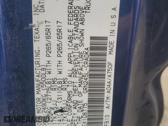 2014 Toyota Tacoma with VIN 5TFUU4EN5EX108775, listed as a Copart auction lot 51226335 with 205,749 mi miles and Clean Title. Bid and sale history available at DreamBid. Image 12.