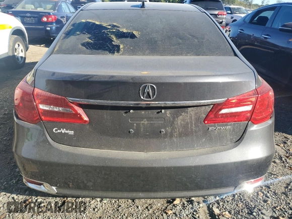 2016 Acura RLX Tech Pkg with VIN JH4KC1F59GC000451, listed as a Copart auction lot 74186364 with 99,716 mi miles and Salvage Title. Bid and sale history available at carsss.com. Image 6.