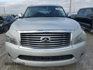 2014 Infiniti QX80 with VIN JN8AZ2NF8E9555594, listed as a Copart auction lot 40000354 with 140,479 mi miles and Salvage title. Bid and sale history available at DreamBid. Image 5.