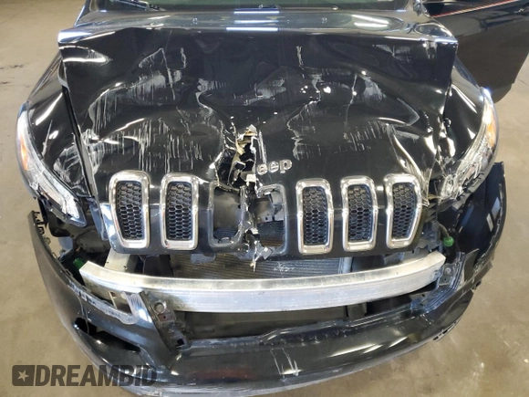 2017 Jeep Cherokee Latitude with VIN 1C4PJLCB7HW643173, listed as a Copart auction lot 62900685 with 108,531 mi miles and Salvage title. Bid and sale history available at DreamBid. Image 12.