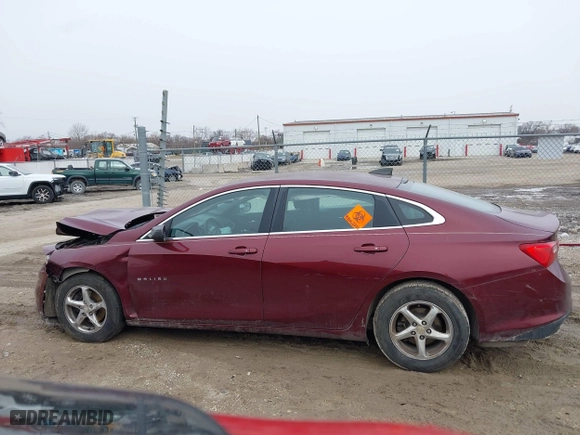 2016 Chevrolet Malibu LS with VIN 1G1ZB5ST9GF203071, listed as a IAAI auction lot 41729441 with 103,102 mi miles. Bid and sale history available at carsss.com. Image 15.