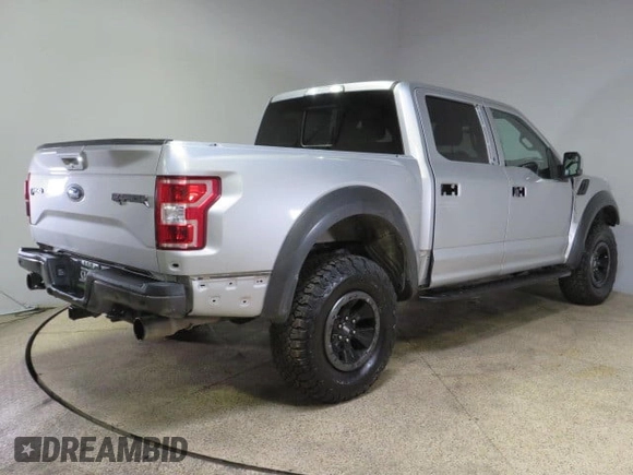 2017 Ford F-150 Raptor with VIN 1FTFW1RG7HFA87001, listed as a Copart auction lot 48576965 with 110,157 mi miles and Salvage Title. Bid and sale history available at carsss.com. Image 3.