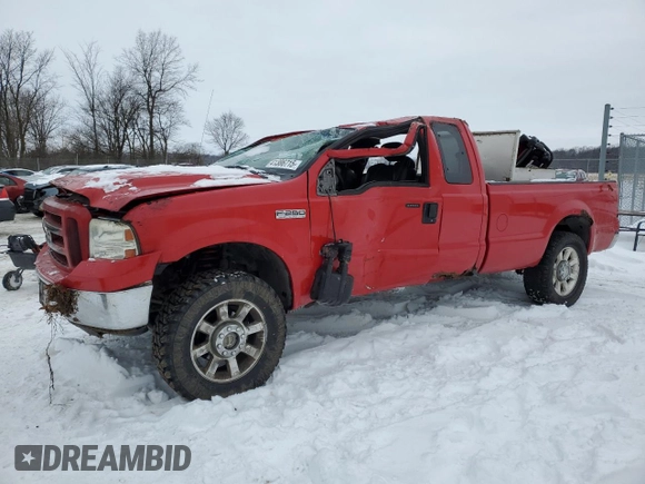2007 Ford F-250 XL with VIN 1FTSX21P97EA10101, listed as a Copart auction lot 41386715 with Not Provided miles and Salvage Title. Bid and sale history available at DreamBid. Image 1.