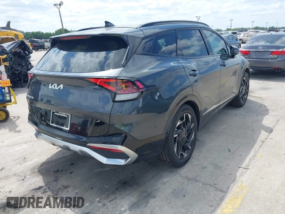 2024 Kia Sportage SX-Prestige with VIN 5XYK53DF6RG228361, listed as a IAAI auction lot 42102412 with 14,496 mi miles and . Bid and sale history available at DreamBid. Image 4.