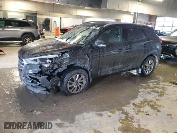 2018 Hyundai Tucson SEL Plus with VIN KM8J33A40JU722637, listed as a Copart auction lot 46035195 with 90,319 mi miles and Salvage Title. Bid and sale history available at carsss.com. Image 1.