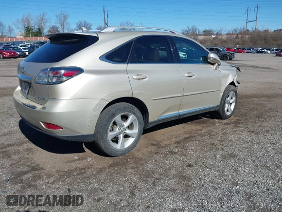 2012 Lexus RX 350 with VIN 2T2BK1BAXCC121378, listed as a IAAI auction lot 41838788 with 285,010 mi miles. Bid and sale history available at carsss.com. Image 4.