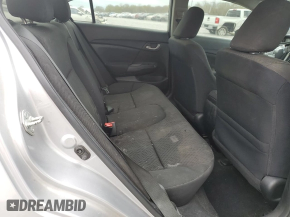 2015 Honda Civic Sedan LX with VIN 19XFB2F56FE035810, listed as a Copart auction lot 50089945 with 143,039 mi miles and Salvage Title. Bid and sale history available at carsss.com. Image 11.