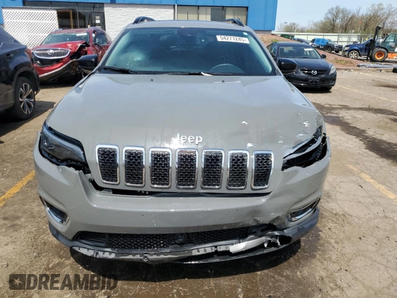 2022 Jeep Cherokee Limited with VIN 1C4PJMDX7ND541072, listed as a Copart auction lot 54271245 with 54,076 mi miles and Non repairable. Bid and sale history available at DreamBid. Image 5.