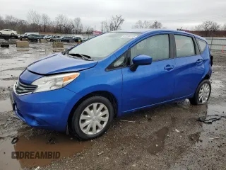 2016 Nissan Note SV with VIN 3N1CE2CP5GL357709, listed as a Copart auction lot 51536145 with 73,177 mi miles and Salvage Title. Bid and sale history available at DreamBid. Image 1.