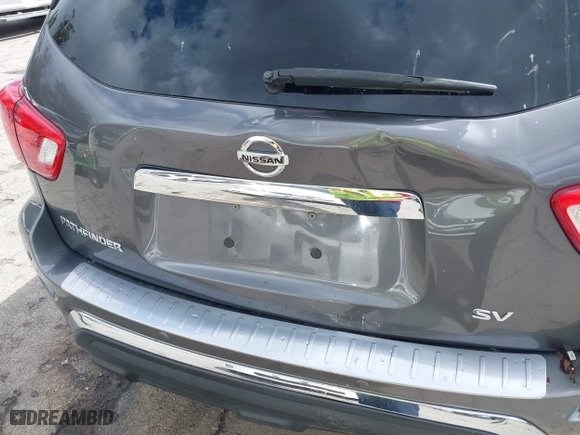 2017 Nissan Pathfinder SV with VIN 5N1DR2MN5HC903100, listed as a IAAI auction lot 41721305 with 108,793 mi miles. Bid and sale history available at carsss.com. Image 20.