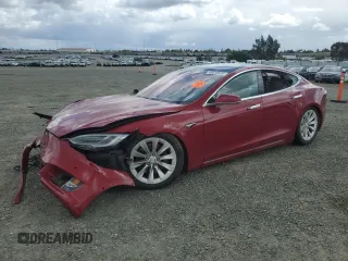 2019 Tesla Model S 75D with VIN 5YJSA1E23KF342763, listed as a Copart auction lot 49642525 with Not provided miles and Salvage title. Bid and sale history available at DreamBid. Image 1.
