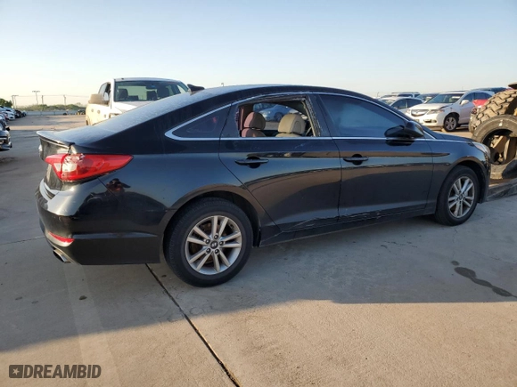 2017 Hyundai Sonata 2.4L with VIN 5NPE24AFXHH546698, listed as a Copart auction lot 51631575 with 0 mi miles and Clean Title. Bid and sale history available at carsss.com. Image 3.
