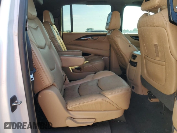 2019 Cadillac Escalade ESV Platinum z VIN 1GYS4KKJ5KR184374, wystawiony jako Copart lot #44376095 z przebiegiem 81 682 mil mil oraz Nie do naprawy • Non repairable. Historia ofert i sprzedaży dostępna na DreamBid. Obrazek 11.