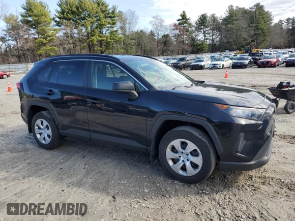 2019 Toyota RAV4 LE with VIN JTMF1RFV8KD002525, listed as a Copart auction lot 49560465 with 28,929 mi miles and Salvage Title. Bid and sale history available at DreamBid. Image 4.