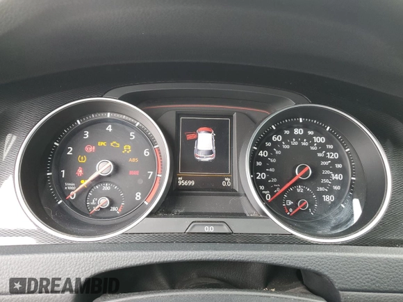 2016 Volkswagen GTI S z VIN 3VW5T7AUXGM052537, wystawiony jako Copart lot #56937095 z przebiegiem 95 699 mil mil oraz Szkoda całkowita • Salvage title. Historia ofert i sprzedaży dostępna na DreamBid. Obrazek 9.