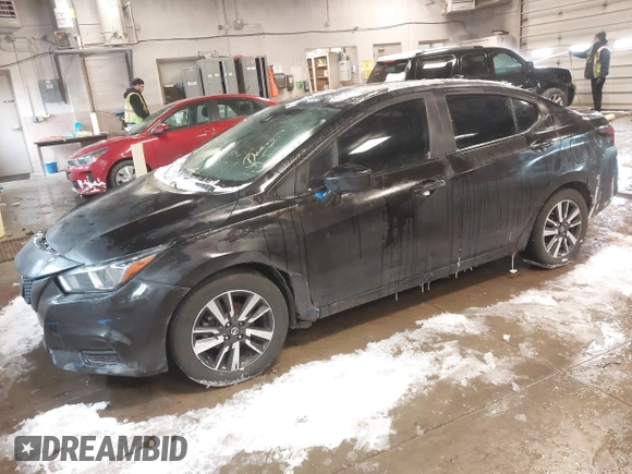 2021 Nissan Versa SV with VIN 3N1CN8EV1ML890974, listed as a IAAI auction lot 41626105 with 82,598 mi miles and . Bid and sale history available at DreamBid. Image 20.