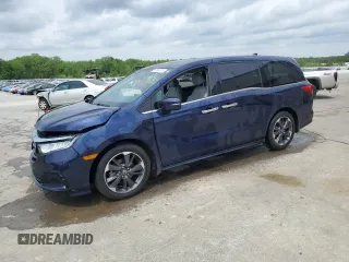 2022 Honda Odyssey Elite z VIN 5FNRL6H94NB051949, wystawiony jako Copart lot #53684245 z przebiegiem Nie podano mil oraz Szkoda całkowita • Salvage title. Historia ofert i sprzedaży dostępna na DreamBid. Obrazek 1.