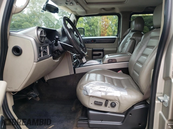2003 Hummer H2 with VIN 5GRGN23U73H147303, listed as a Copart auction lot 72598604 with 0 mi miles and Clean Title. Bid and sale history available at carsss.com. Image 7.
