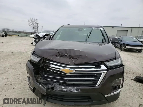2022 Chevrolet Traverse LT Leather with VIN 1GNERHKW5NJ174425, listed as a Copart auction lot 45005575 with 0 mi miles and Salvage Title. Bid and sale history available at carsss.com. Image 11.