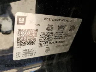 2018 Cadillac Escalade ESV Luxury z VIN 1GYS3HKJ6JR145507, wystawiony jako Copart lot #53922625 z przebiegiem 207 429 mil mil oraz Czysty tytuł • Clean title. Historia ofert i sprzedaży dostępna na DreamBid. Obrazek 13.