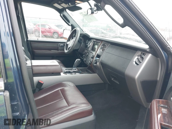 2015 Ford Expedition Max Platinum with VIN 1FMJK1MT7FEF36847, listed as a IAAI auction lot 42366852 with 153,552 mi miles and . Bid and sale history available at DreamBid. Image 5.