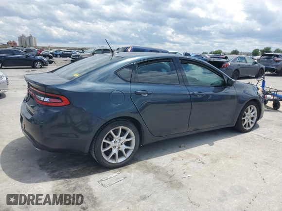 2013 Dodge Dart SXT z VIN 1C3CDFBA9DD335254, wystawiony jako Copart lot #56732595 z przebiegiem Nie podano mil oraz Szkoda całkowita • Salvage title. Historia ofert i sprzedaży dostępna na DreamBid. Obrazek 3.