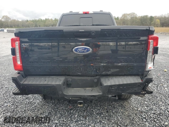 2024 Ford F-250 XL with VIN 1FT8W2BA2RED55853, listed as a Copart auction lot 50156825 with 5,293 mi miles and Salvage title. Bid and sale history available at DreamBid. Image 6.