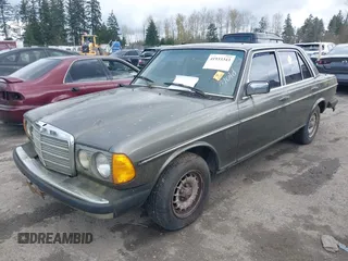 1985 Mercedes-Benz 300 with VIN WDBAB33C5FA233413, listed as a IAAI auction lot 41933343 with 110,651 mi miles and . Bid and sale history available at DreamBid. Image 2.