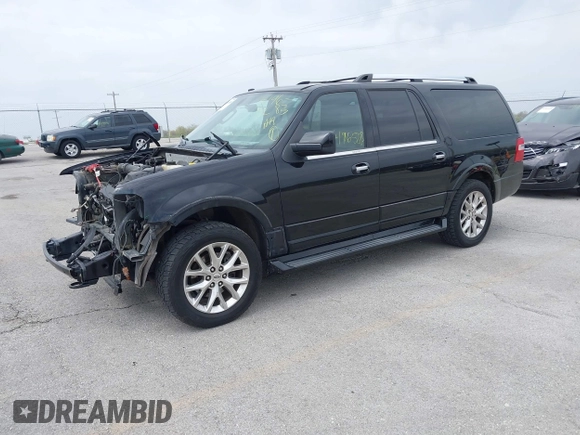 2017 Ford Expedition Max Limited z VIN 1FMJK2AT2HEA48239, wystawiony jako IAAI lot #41965283 z przebiegiem 127 826 mil mil oraz . Historia ofert i sprzedaży dostępna na DreamBid. Obrazek 17.