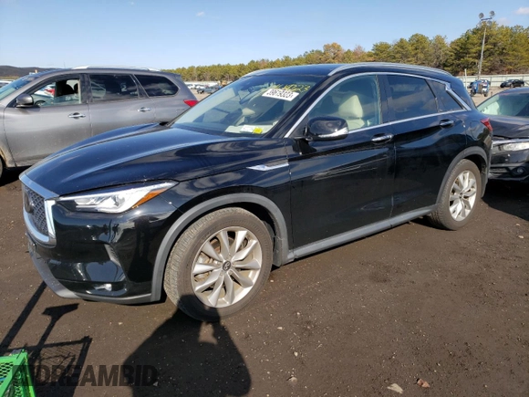 2020 Infiniti QX50 LUXE with VIN 3PCAJ5M38LF116166, listed as a Copart auction lot 39619323 with 18,738 mi miles. Bid and sale history available at carsss.com. Image 1.