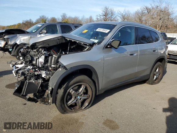2023 BMW X1 xDrive28i with VIN WBX73EF03P5W10176, listed as a Copart auction lot 49379045 with Not Provided miles and Salvage Title. Bid and sale history available at DreamBid. Image 1.