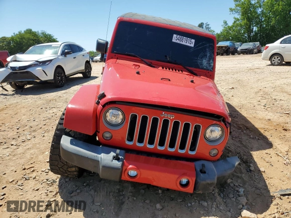 2018 Jeep Wrangler Unlimited Sahara z VIN 1C4BJWEGXJL913539, wystawiony jako Copart lot #54881915 z przebiegiem 108 119 mil mil oraz Szkoda całkowita • Salvage title. Historia ofert i sprzedaży dostępna na DreamBid. Obrazek 5.