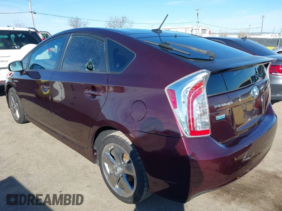 2013 Toyota Prius One with VIN JTDKN3DU7D5616179, listed as a IAAI auction lot 41640997 with 130,411 mi miles. Bid and sale history available at carsss.com. Image 3.