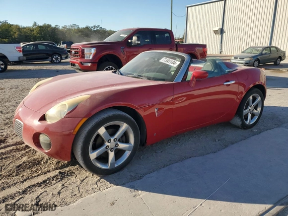 2006 Pontiac Solstice with VIN 1G2MB33B46Y109022, listed as a Copart auction lot 77345184 with 169,304 mi miles and Salvage Title. Bid and sale history available at carsss.com. Image 1.