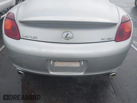 2005 Lexus SC 430 with VIN JTHFN48Y750068203, listed as a IAAI auction lot 42270237 with 178,539 mi miles and . Bid and sale history available at DreamBid. Image 6.
