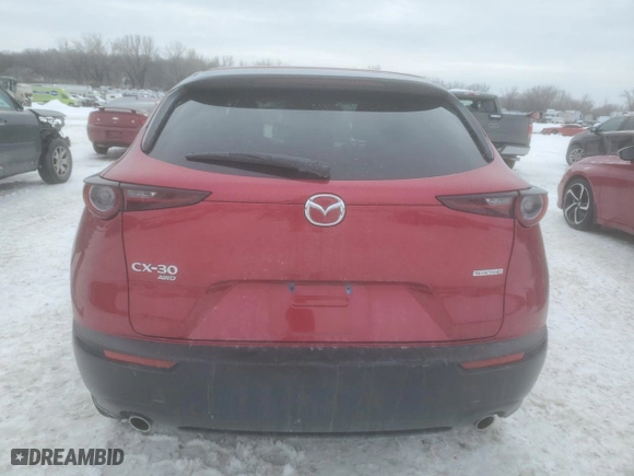 2023 Mazda CX-30 2.5 S Select Package with VIN 3MVDMBBM1PM512759, listed as a Copart auction lot 87976405 with 21,029 mi miles and Salvage Title. Bid and sale history available at carsss.com. Image 6.