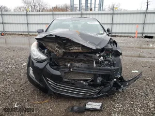 2012 Hyundai Elantra Limited with VIN KMHDH4AEXCU309723, listed as a Copart auction lot 50999765 with 126,030 mi miles and Salvage Title. Bid and sale history available at carsss.com. Image 5.