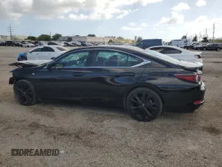 2022 Lexus ES 350 F Sport with VIN 58AGZ1B11NU126002, listed as a Copart auction lot 77731814 with 75,323 mi miles and Non repairable. Bid and sale history available at DreamBid. Image 2.