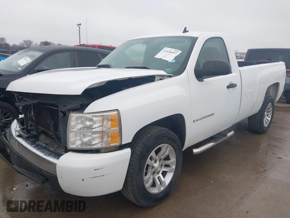 2007 Chevrolet Silverado 1500 Work Truck with VIN 1GCEC14057E602516, listed as a IAAI auction lot 41434497 with 276,087 mi miles. Bid and sale history available at carsss.com. Image 18.