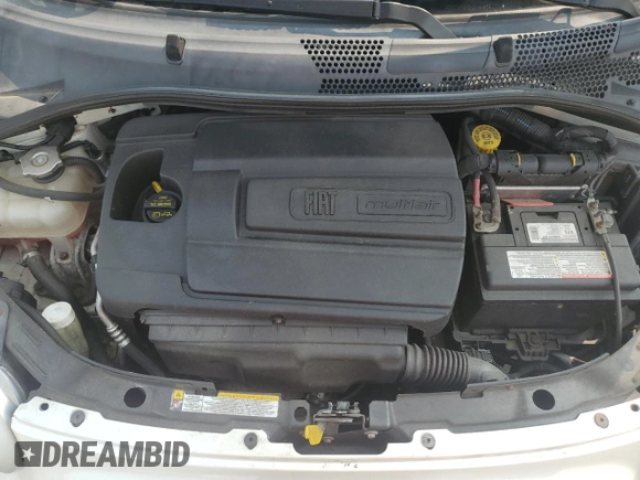 2012 FIAT 500 Lounge with VIN 3C3CFFCR9CT127351, listed as a Copart auction lot 59026495 with 78,147 mi miles and Salvage title. Bid and sale history available at DreamBid. Image 11.