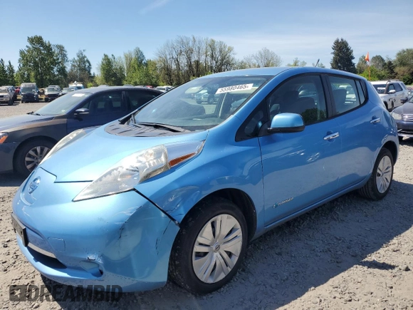 2013 Nissan LEAF SL z VIN 1N4AZ0CP7DC408282, wystawiony jako Copart lot #55980465 z przebiegiem 61 104 mil mil oraz Szkoda całkowita • Salvage title. Historia ofert i sprzedaży dostępna na DreamBid. Obrazek 1.