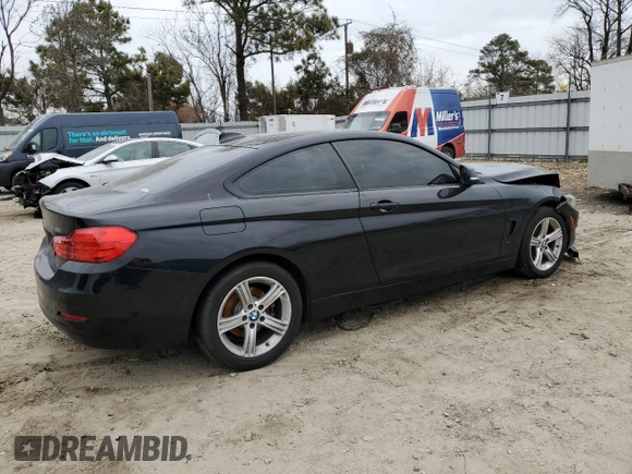 2015 BMW 4 Series 428i xDrive with VIN WBA3N9C53FK247677, listed as a Copart auction lot 45958615 with 79,114 mi miles and Salvage title. Bid and sale history available at DreamBid. Image 3.