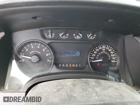 2011 Ford F-150 XL with VIN 1FTEX1CM9BFC63237, listed as a Copart auction lot 41920575 with 215,669 mi miles and Salvage Title. Bid and sale history available at carsss.com. Image 9.