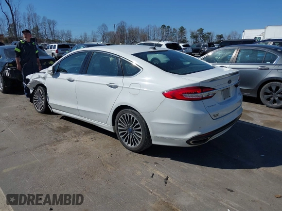 2018 Ford Fusion Titanium with VIN 3FA6P0D93JR162212, listed as a IAAI auction lot 41767723 with 134,010 mi miles and . Bid and sale history available at DreamBid. Image 3.