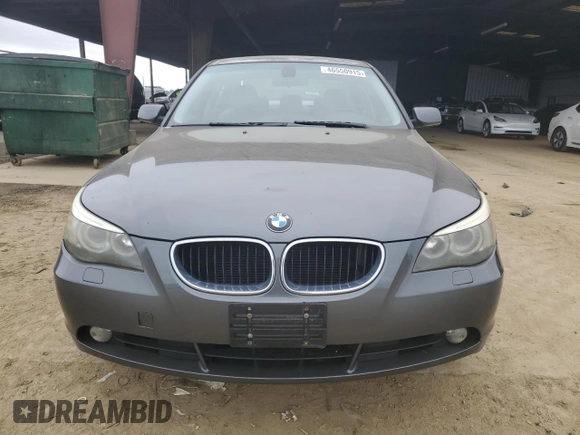 2006 BMW 5 Series 530i with VIN WBANE73556CM32238, listed as a Copart auction lot 46550915 with 210,283 mi miles and Clean Title. Bid and sale history available at carsss.com. Image 5.