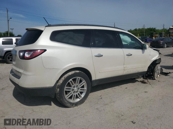 2015 Chevrolet Traverse LT with VIN 1GNKRGKD0FJ112623, listed as a Copart auction lot 61737435 with 142,760 mi miles and Salvage title. Bid and sale history available at DreamBid. Image 3.