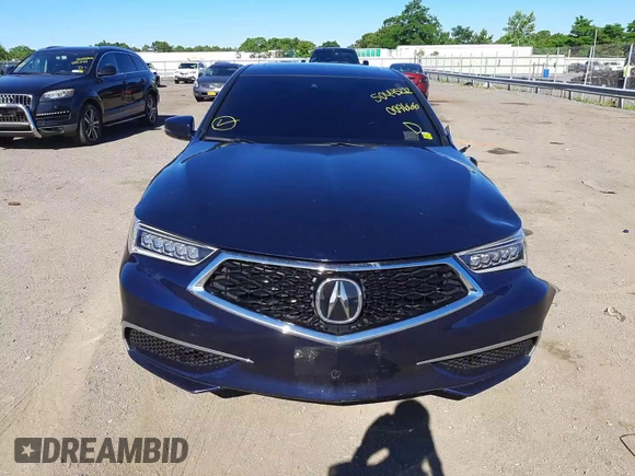 2018 Acura TLX with VIN 19UUB2F31JA009666, listed as a Copart auction lot 50445212 with 76,682 mi miles. Bid and sale history available at carsss.com. Image 11.