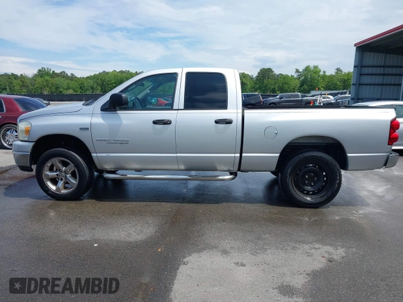 2007 Dodge 1500 SLT with VIN 1D7HU18257S191518, listed as a IAAI auction lot 42108231 with 163,756 mi miles. Bid and sale history available at carsss.com. Image 14.